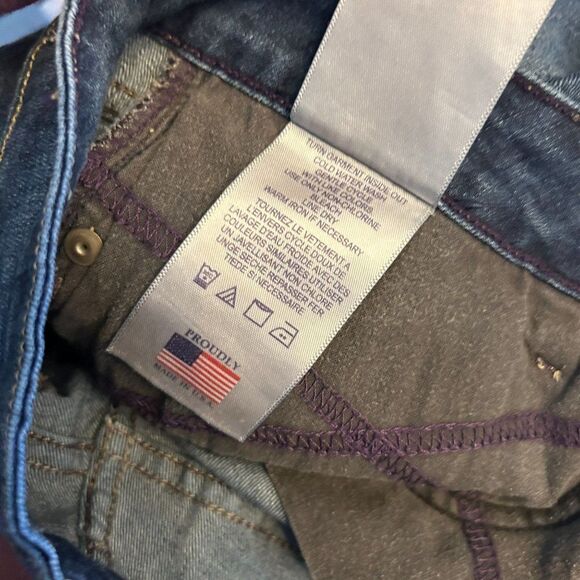 NYDJ Women's Size‎ 6 Dark Blue Straight Leg Jeans Denim Not Your Daughters Jeans - Picture 7 of 14